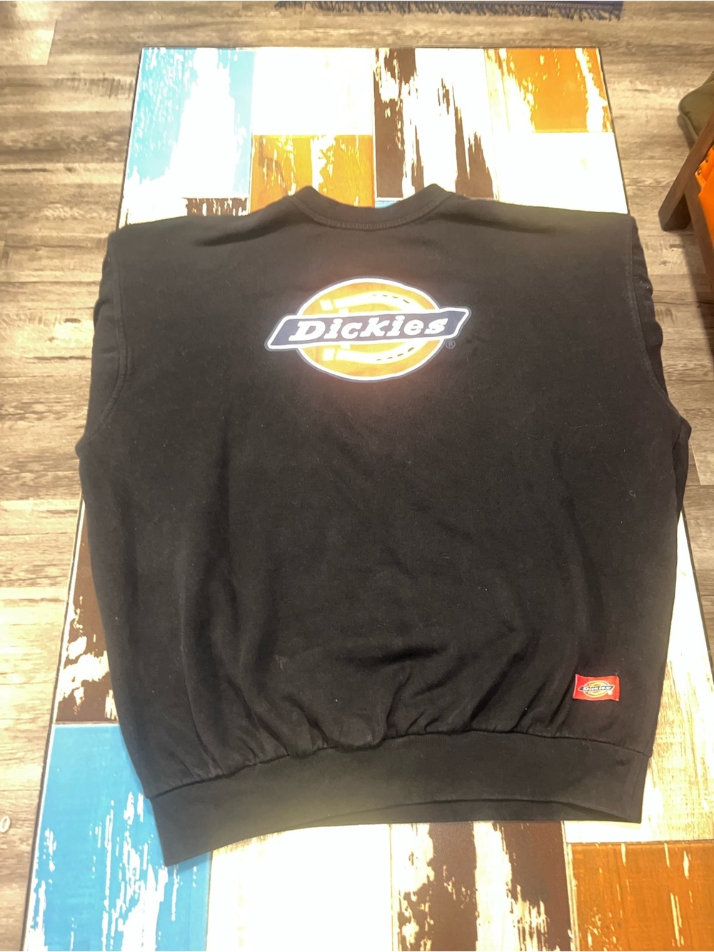Dickies Black Crewneck Sweatshirt with Logo